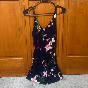 Shein floral romper